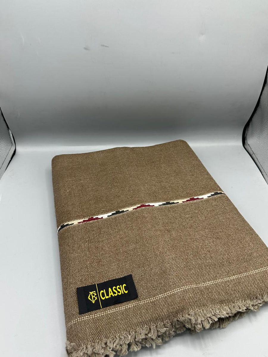 Pure brown Angora Shawl