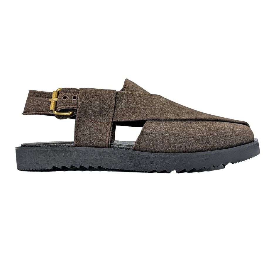 Dark Grayish Blue Peshwari Chappal