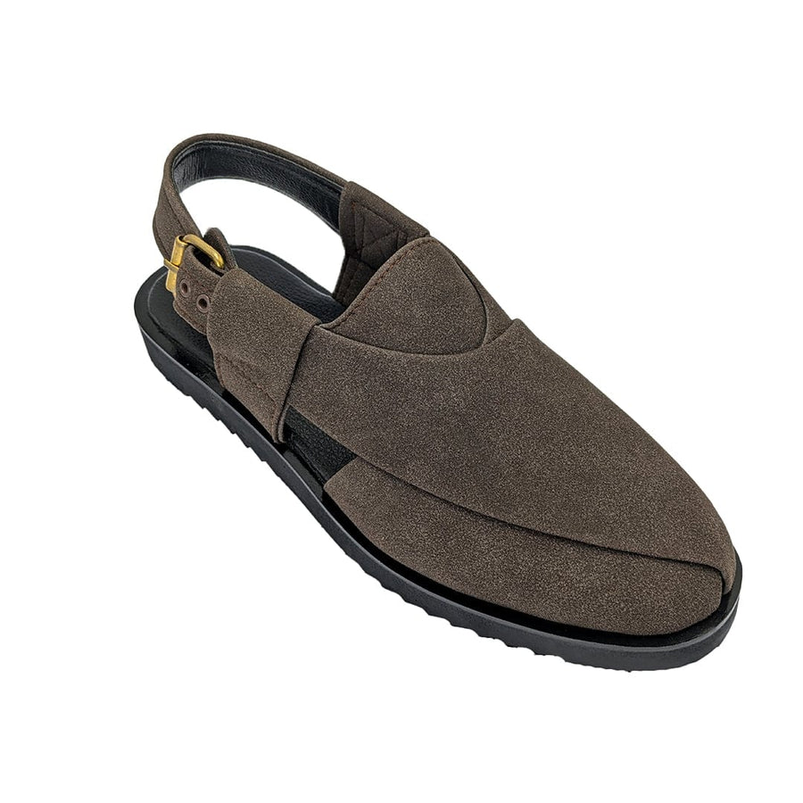 Dark Grayish Blue Peshwari Chappal