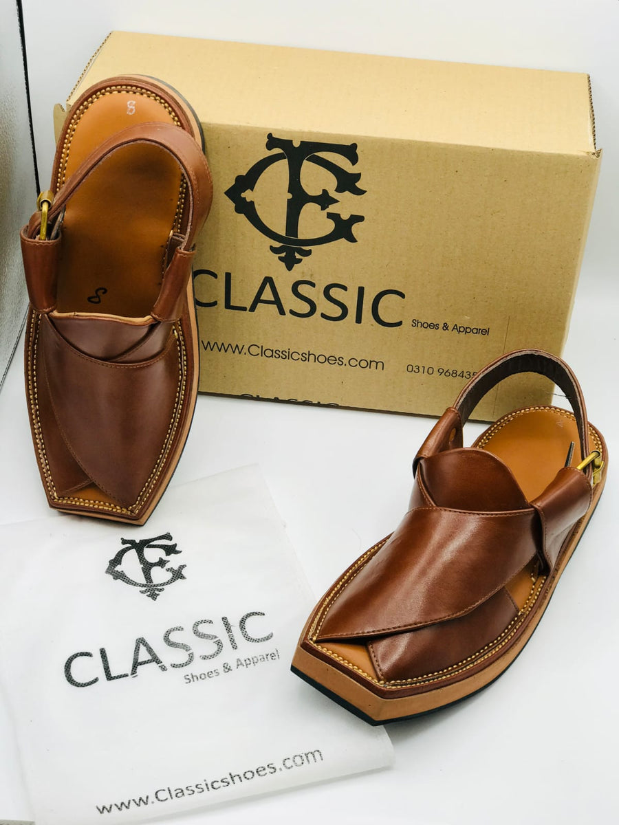 Imported Leather kaptan lite brown