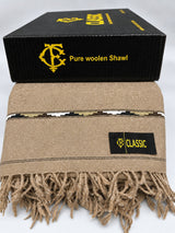 Premium Iraqi Luxury light camel color Shawl