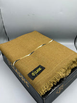 Pure Angora Shawl light camel