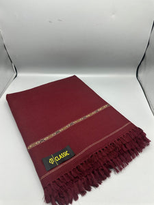 Red peshmina Angora Shawl