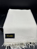 premium Australian Lamb Woolen plain white shawl