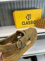 Premium leather Gogo Skechers Sole