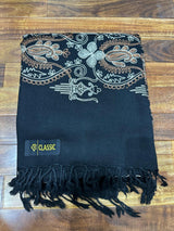 black shahtoosh shawl