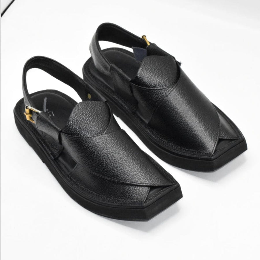 BLACK DOTED KAPTAN COW LEATHER