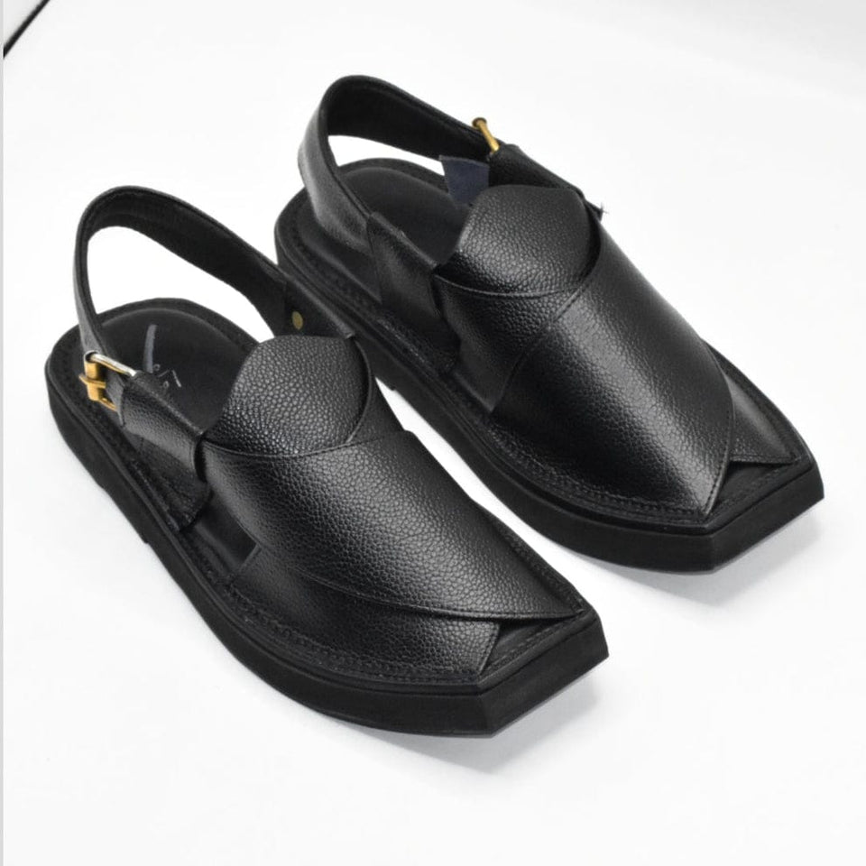 BLACK DOTED KAPTAN COW LEATHER