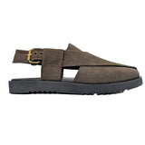 Dark Grayish Blue Peshwari Chappal
