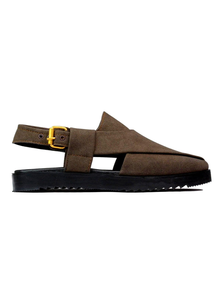 Dark Grayish Blue Peshwari Chappal