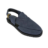 Lite Brown Brown Suede Traditional Peshawari chapal