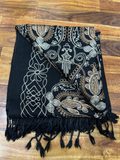 black shahtoosh shawl