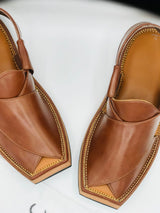 Imported Leather kaptan lite brown