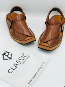 Imported Leather kaptan lite brown