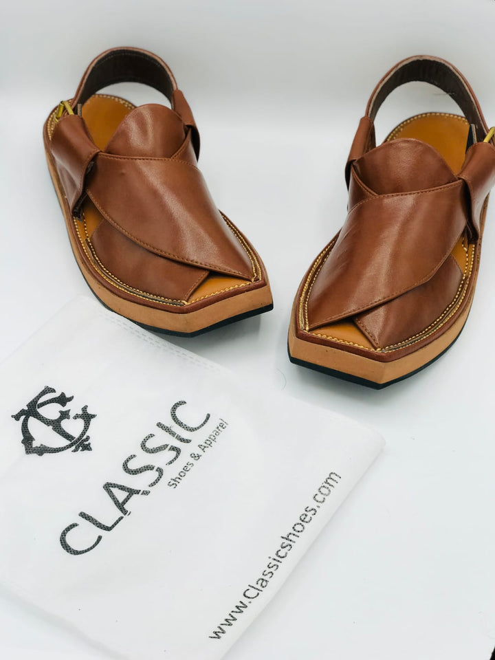 Imported Leather kaptan lite brown